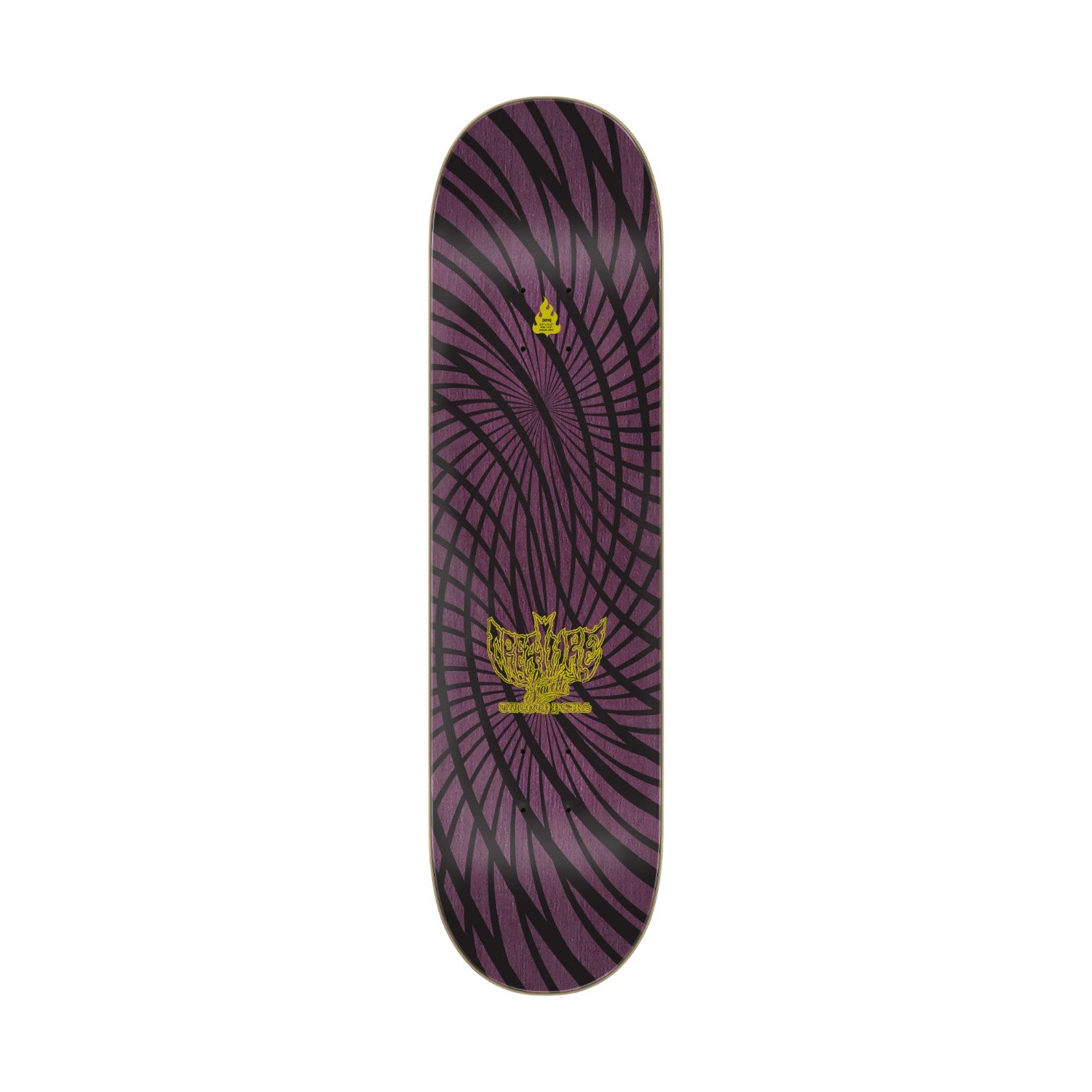 Creature Gravette Hippie Skull 20th Pro Skateboard Deck