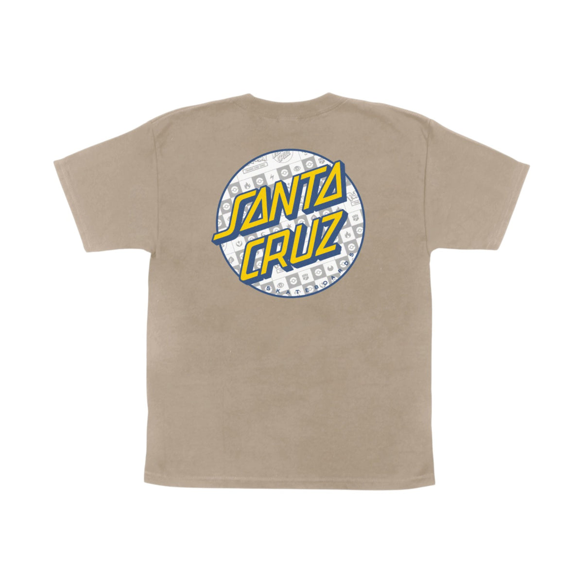 Santa Cruz x Pokemon Youth Energy Dot T-Shirt - Sand
