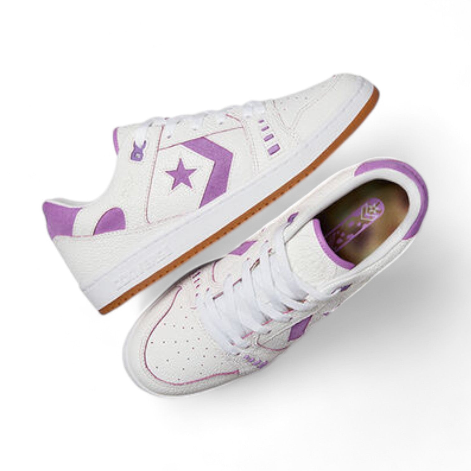 Converse AS-1 Alexis Sablone &quot;Chameleon&quot; Skate Shoe - White/Fuschia Glow