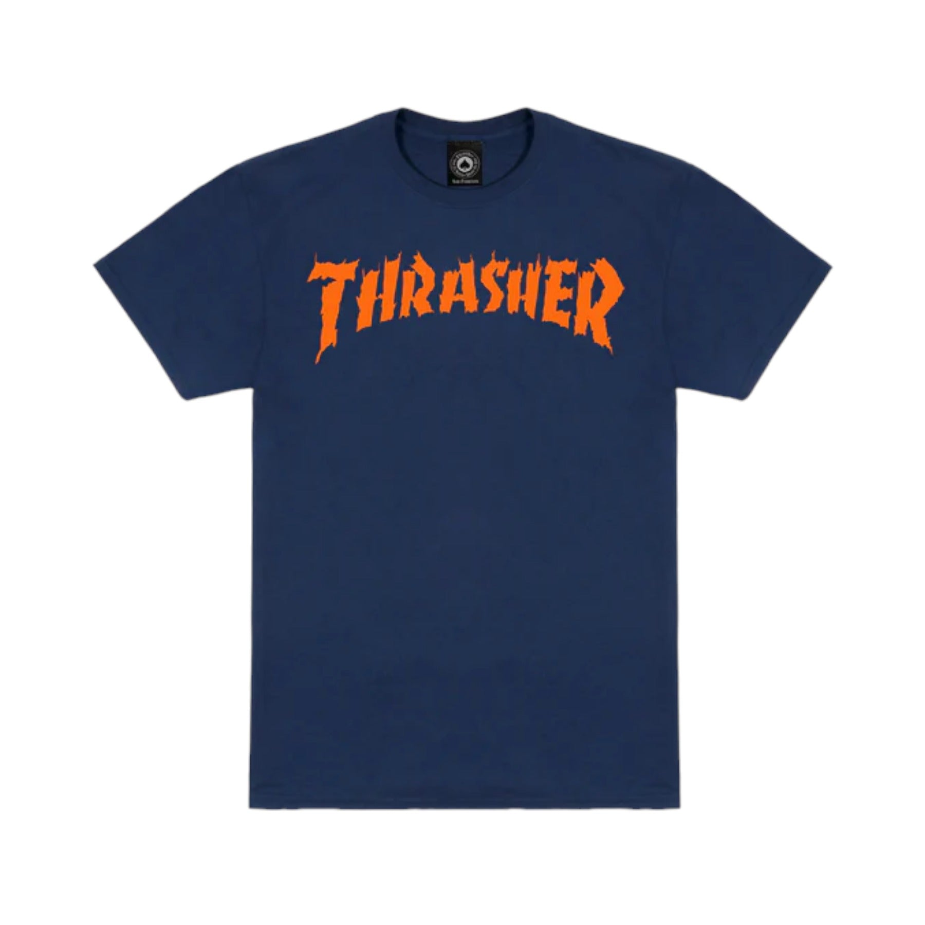 Thrasher Burn It Down S/S Tee - Navy