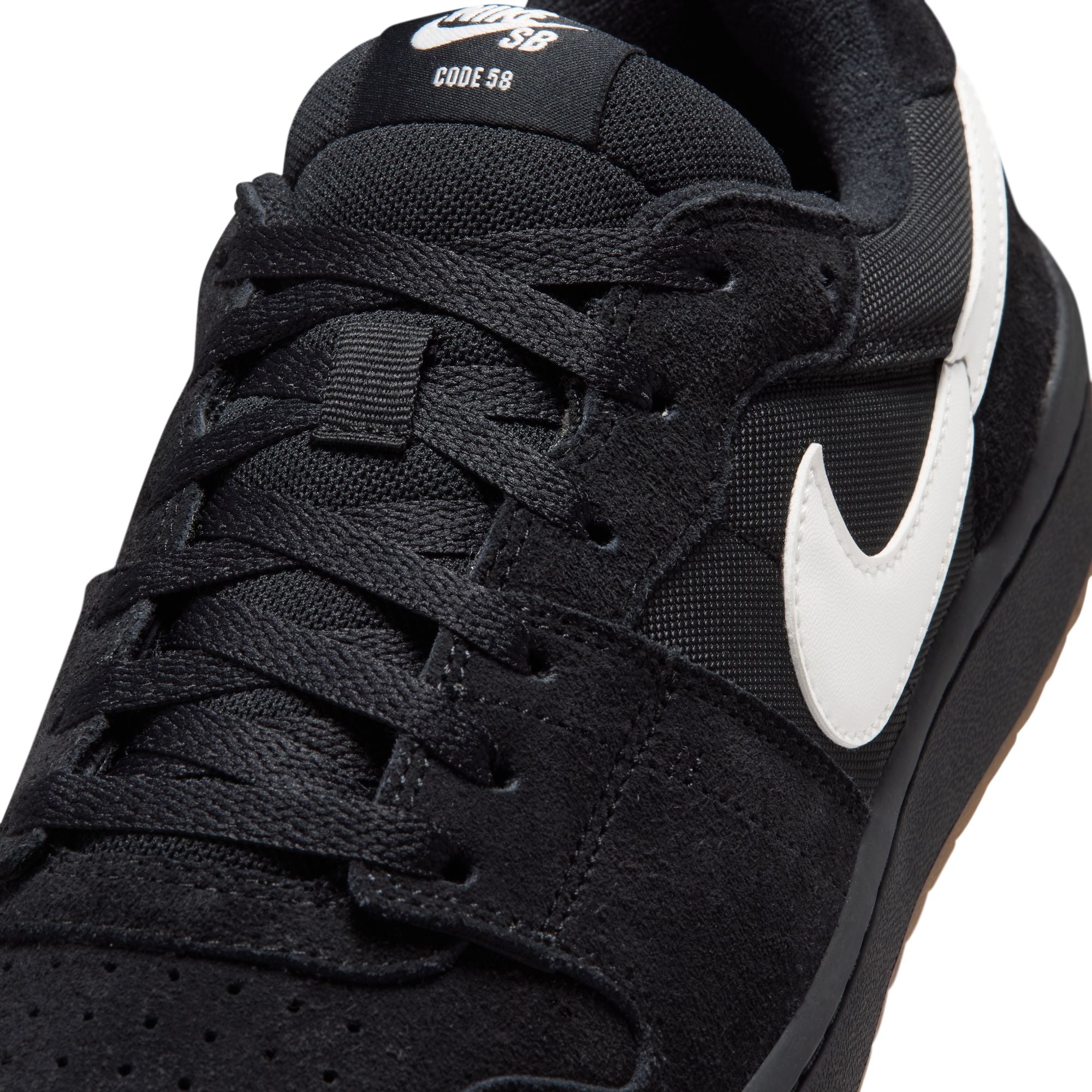 Nike SB Code 58 Shoes - Black/Summit White