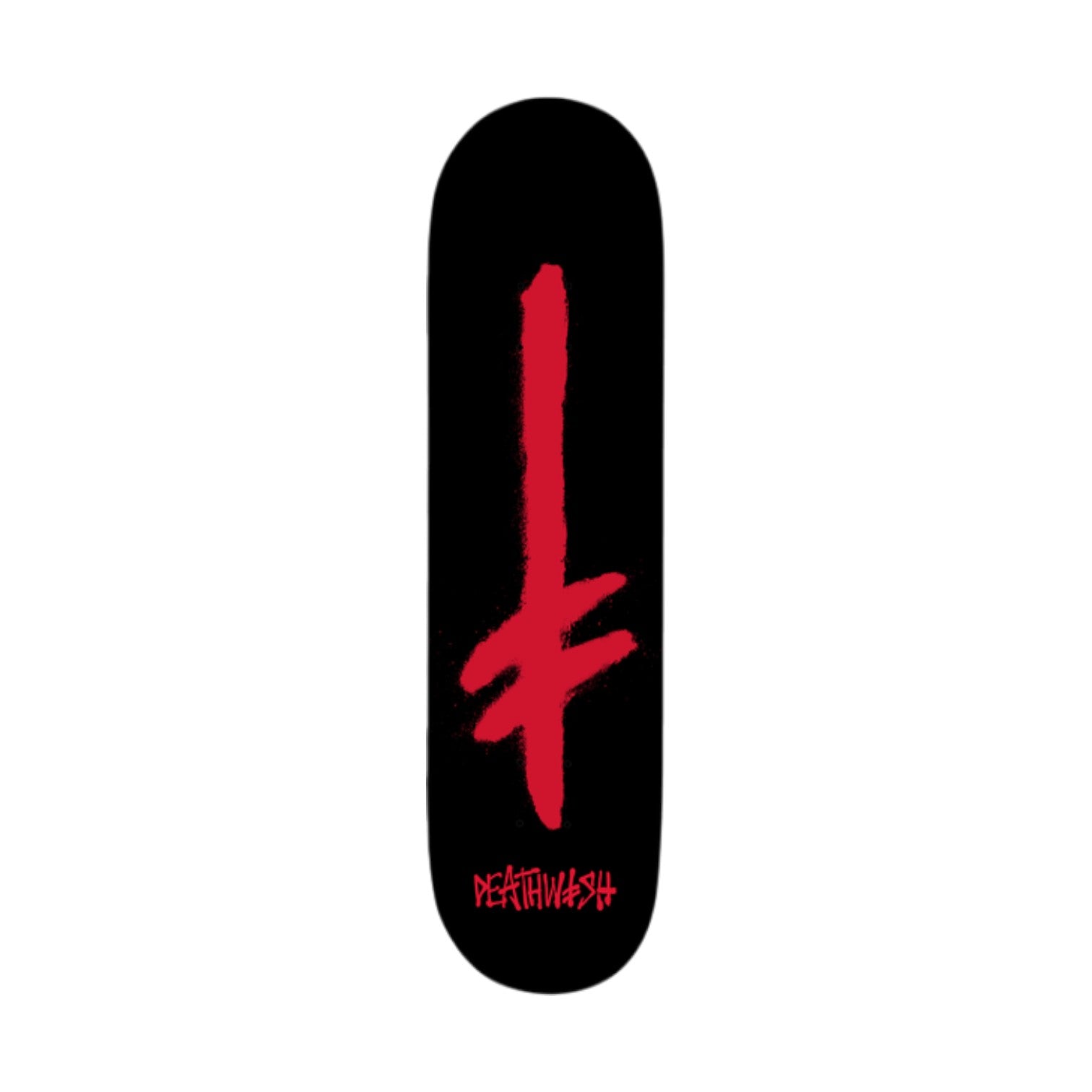 Deathwish Gang Spray Black/Red Skateboard Deck