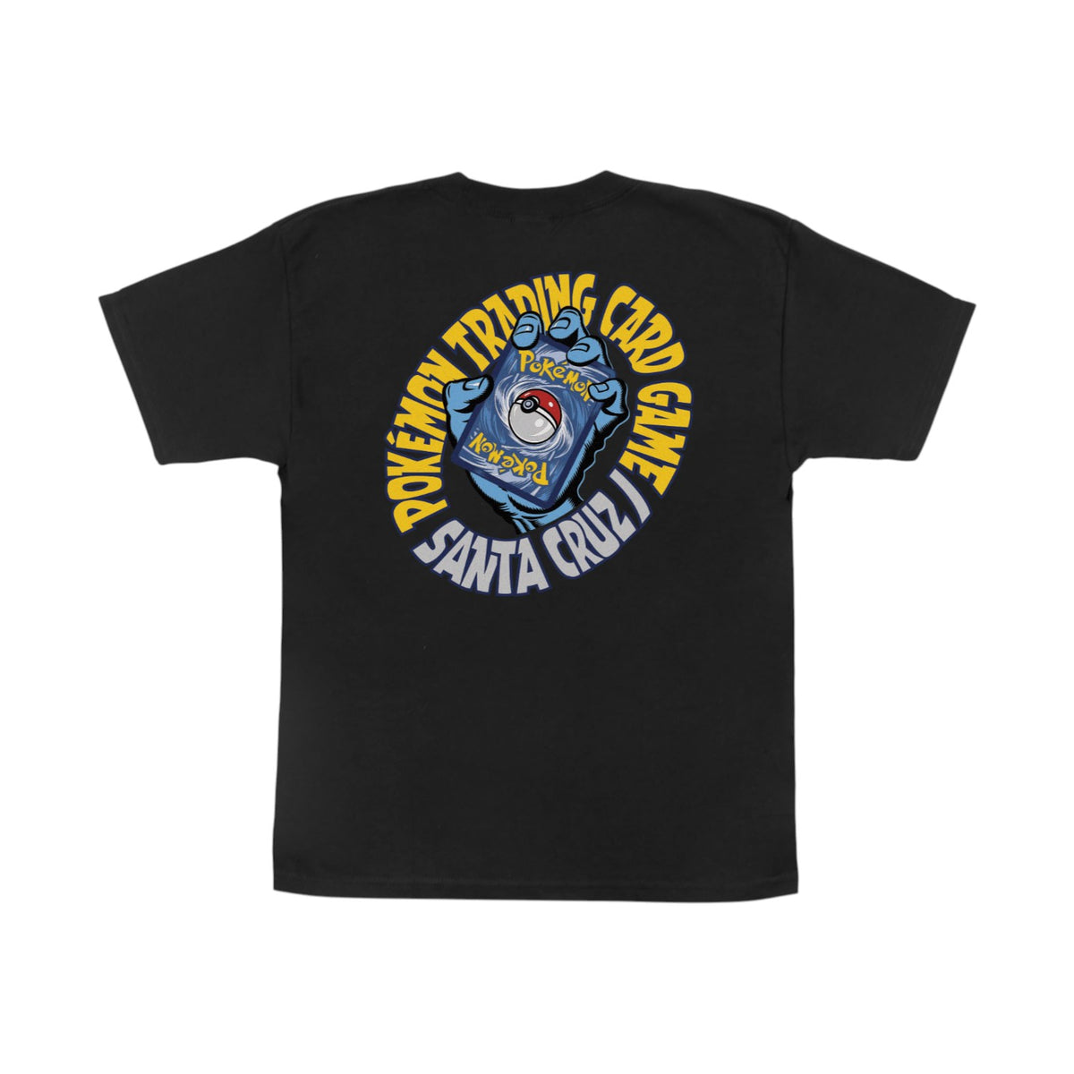 Santa Cruz x Pokemon Youth TCG Hand T-Shirt - Black