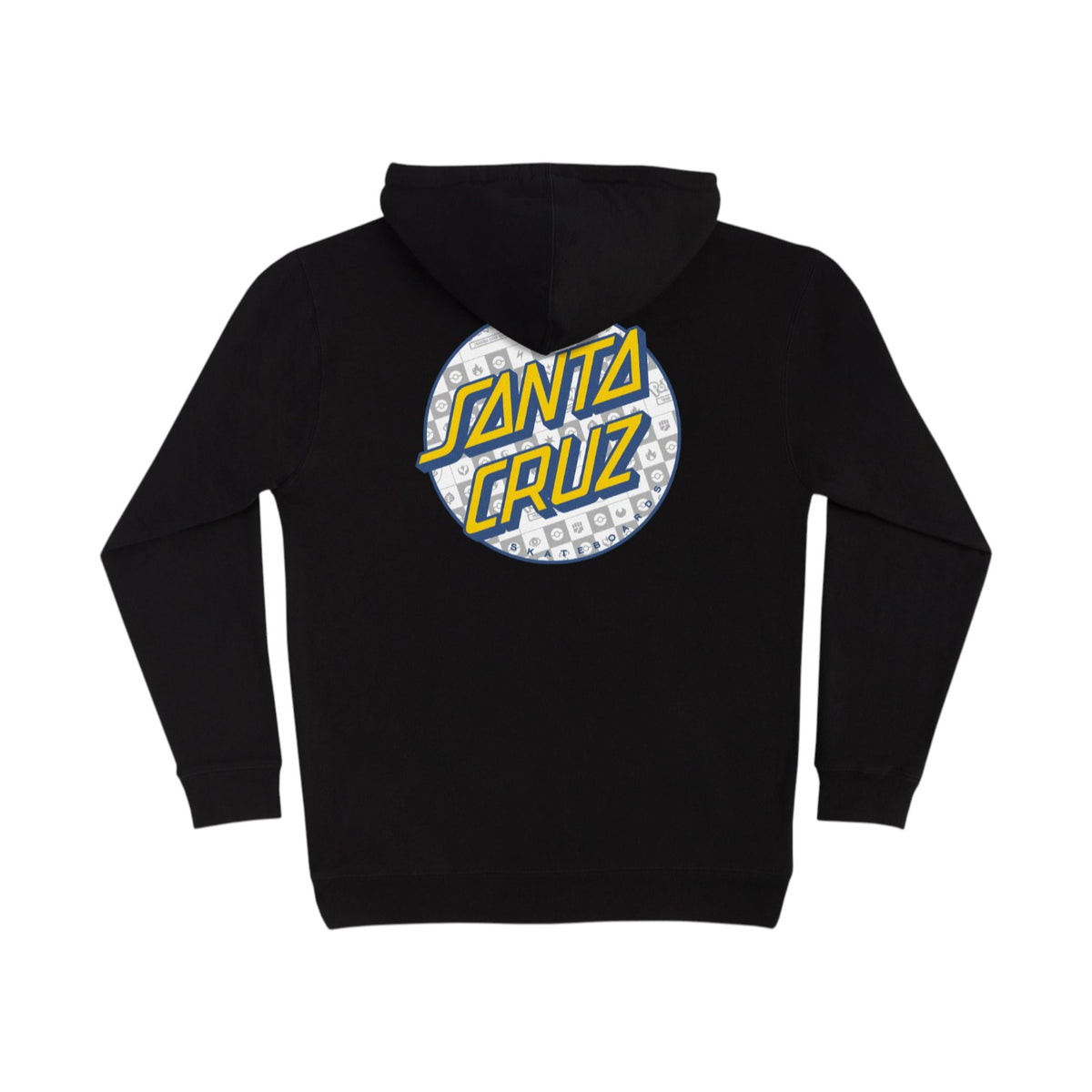 Santa Cruz x Pokemon Energy Dot Hooded Sweatshirt - Black
