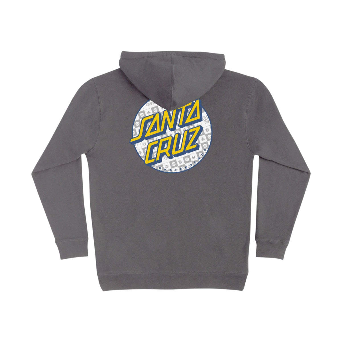 Santa Cruz x Pokemon Energy Dot Hooded Sweatshirt - Charcoal