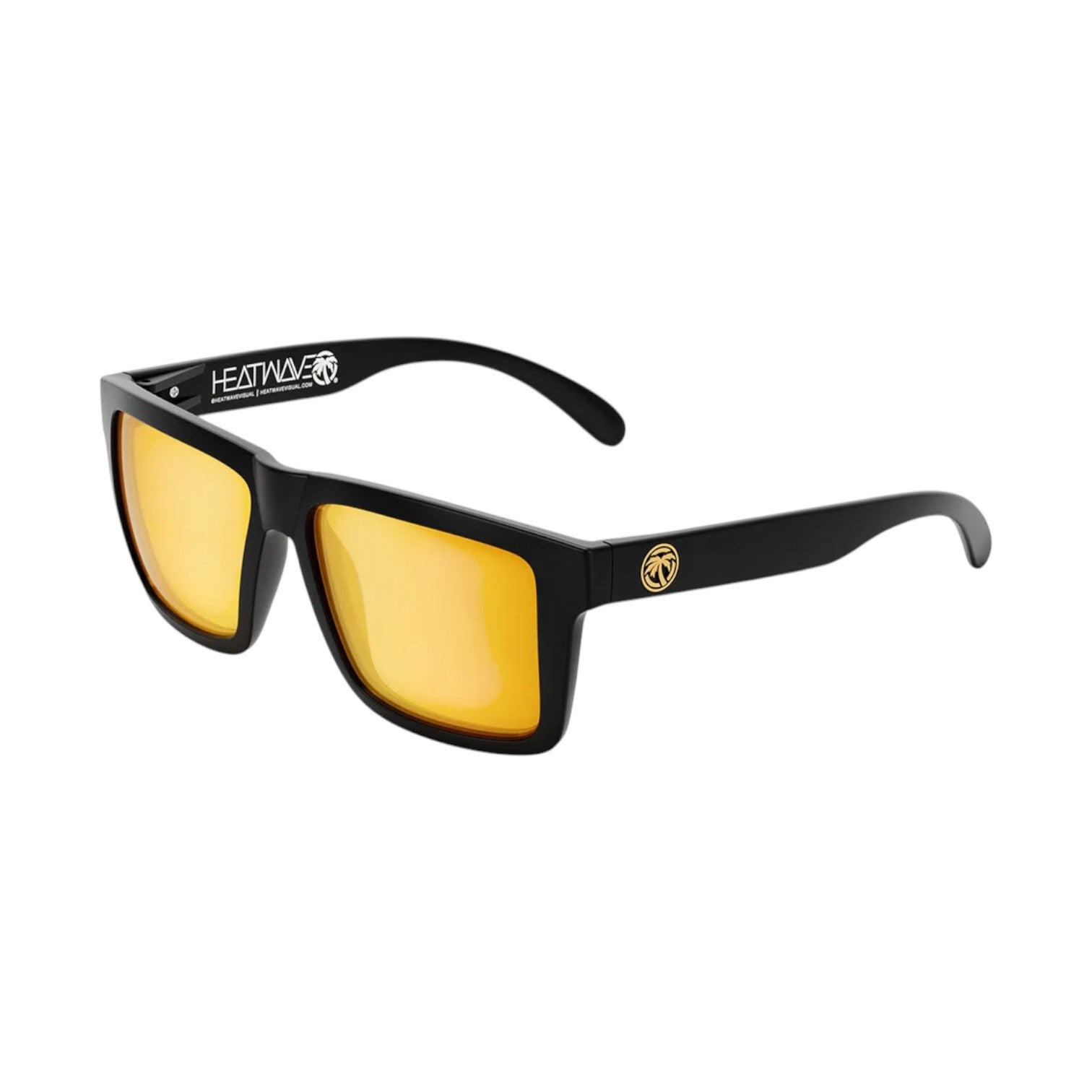 Heatwave XL Vise Z87 Black/Gold Rush Sunglasses