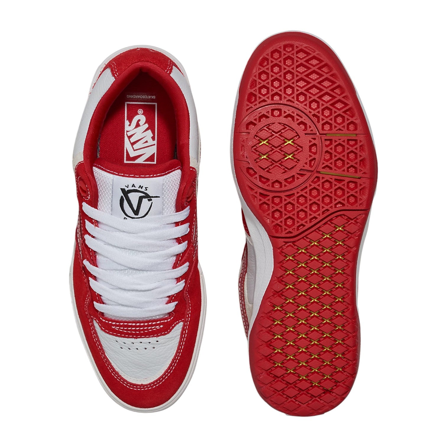 Vans Skate Rowan 2 Shoes - Red/White