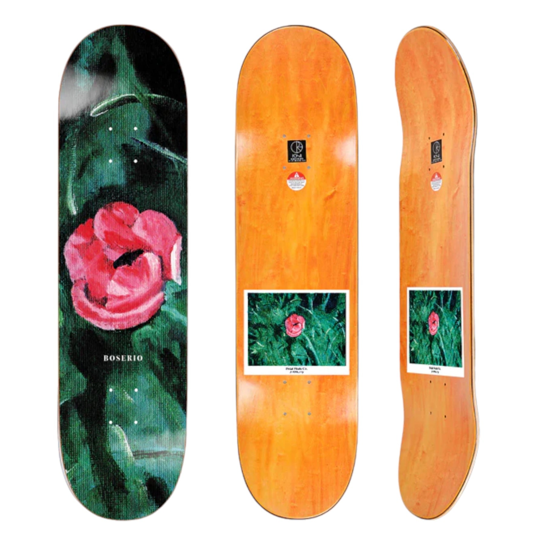 Polar Boserio Amaryllis Skateboard Deck - 8.375&quot;