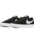 Nike SB Blazer Low Pro GT Skate Shoe - Black/White