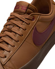 Nike SB Blazer Low Pro GT Skate Shoe - Light British Tan