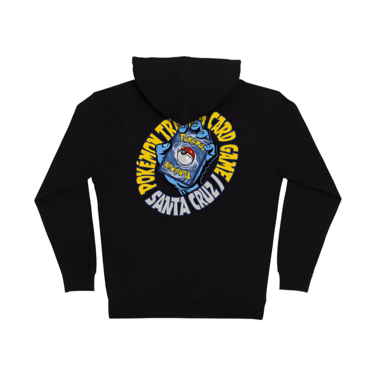Santa Cruz x Pokemon TCG Hand Zip Hooded Sweatshirt - Black