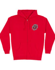 Santa Cruz x Pokemon TCG Hand Zip Hooded Sweatshirt - Red