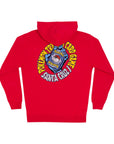 Santa Cruz x Pokemon TCG Hand Zip Hooded Sweatshirt - Red