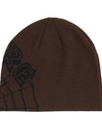 Creature Web Skully Beanie - Brown