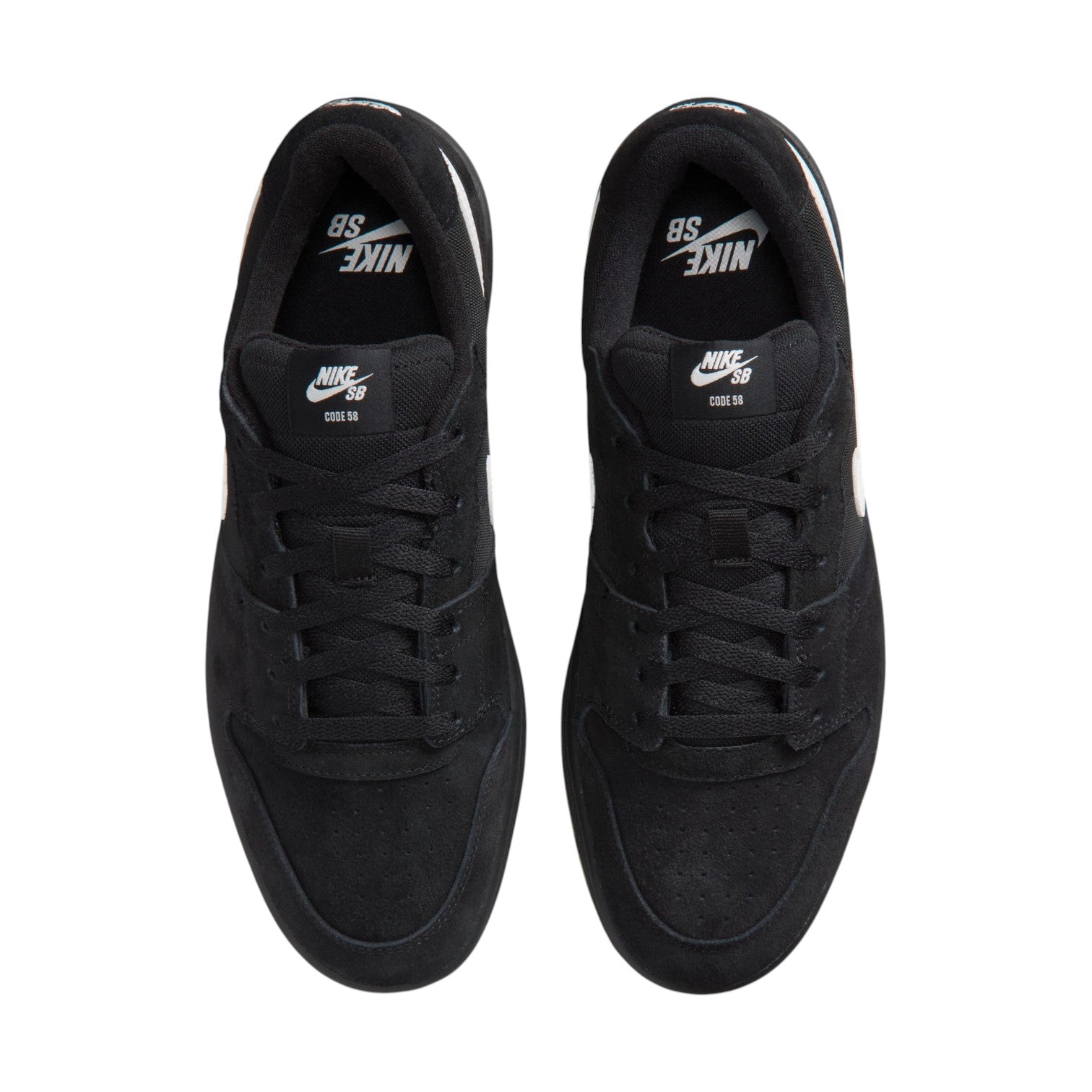 Nike SB Code 58 Shoes - Black/Summit White