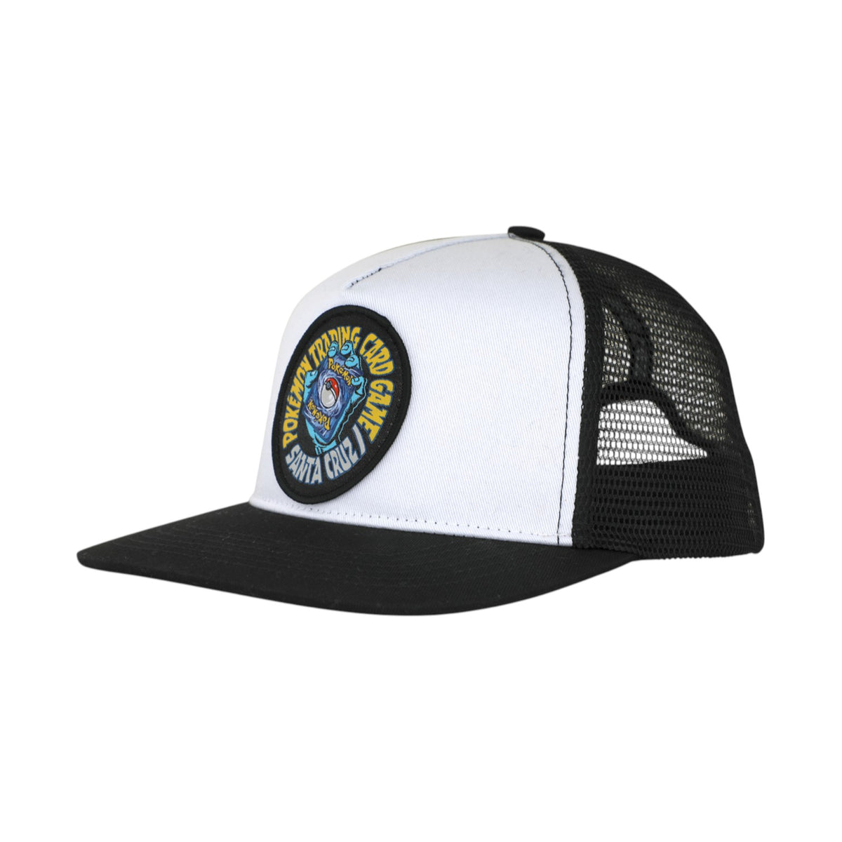 Santa Cruz x Pokemon Youth Hand Mesh Trucker - White/Black
