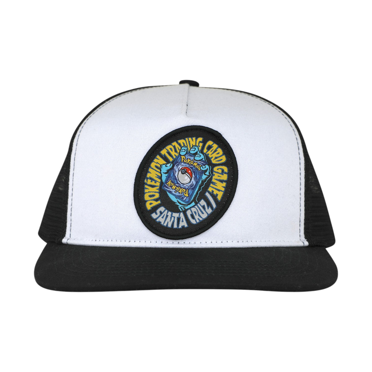 Santa Cruz x Pokemon Youth Hand Mesh Trucker - White/Black