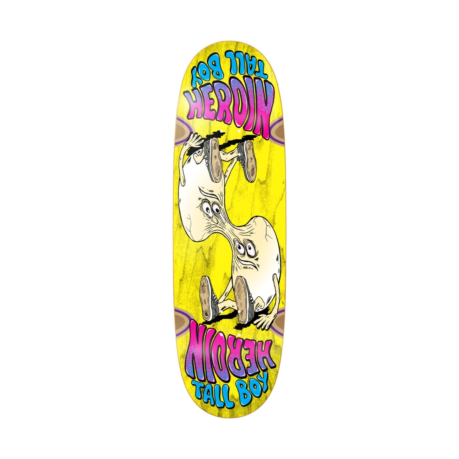 Heroin Merged Tall Boy Skateboard Deck