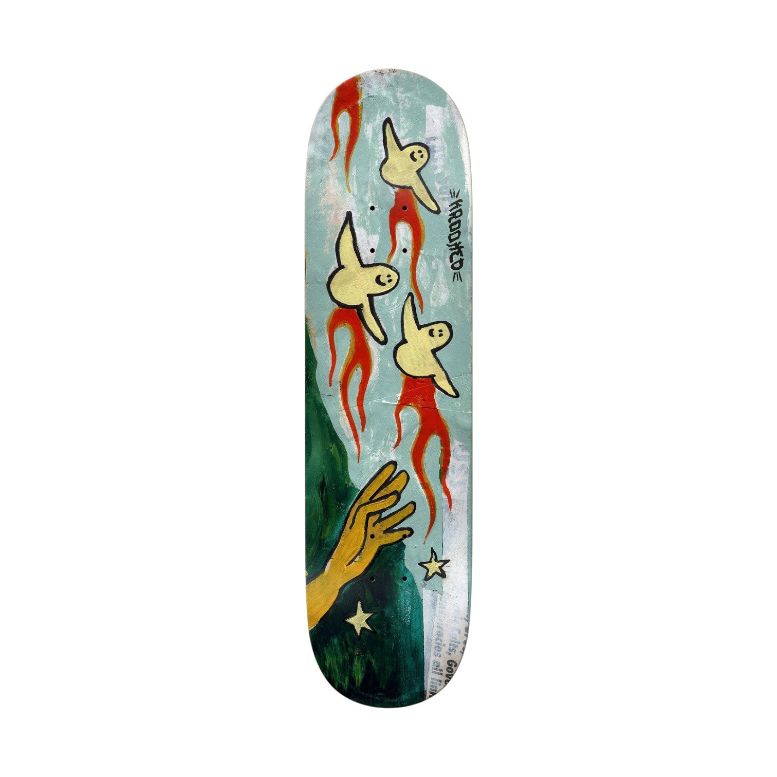 Krooked Team Firebirds True Fit Skateboard Deck