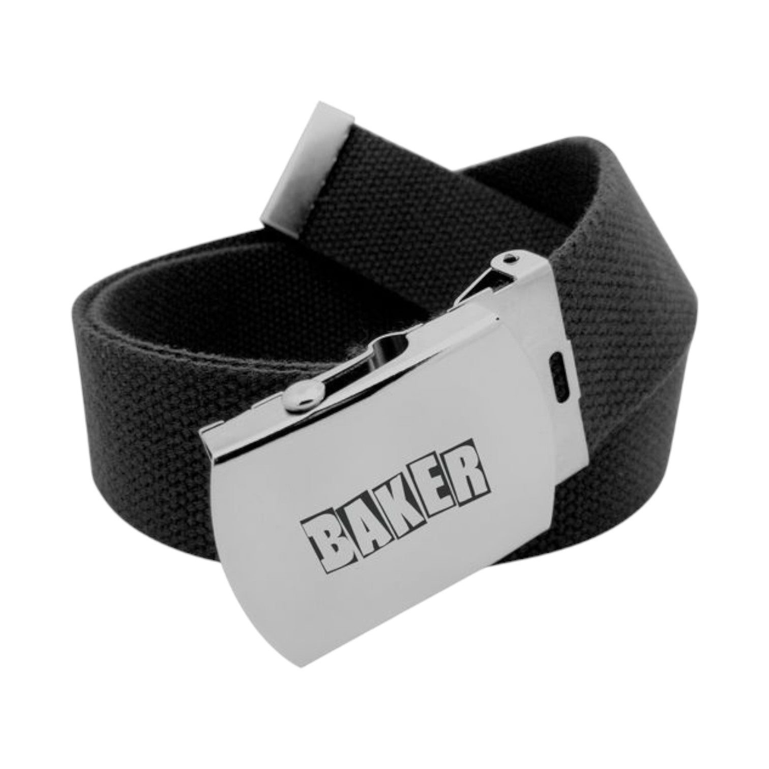 Baker Brand Logo Web Belt - Black