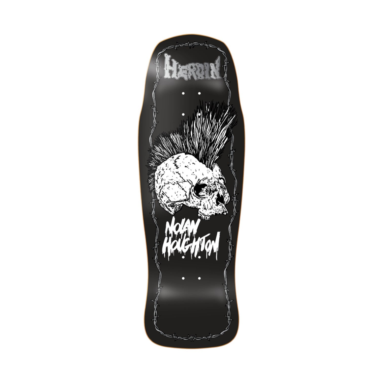 Heroin Nolan Houghton KO2 Skull Skateboard Deck