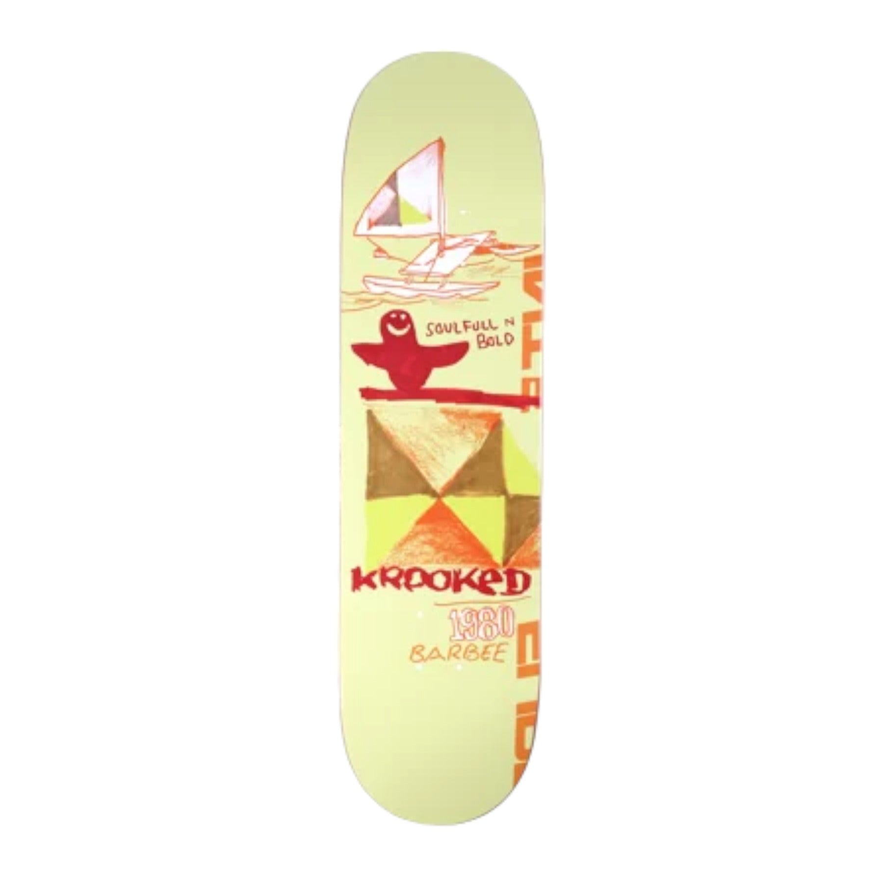 Krooked Barbee Soulfull Skateboard Deck - 8.5&quot;