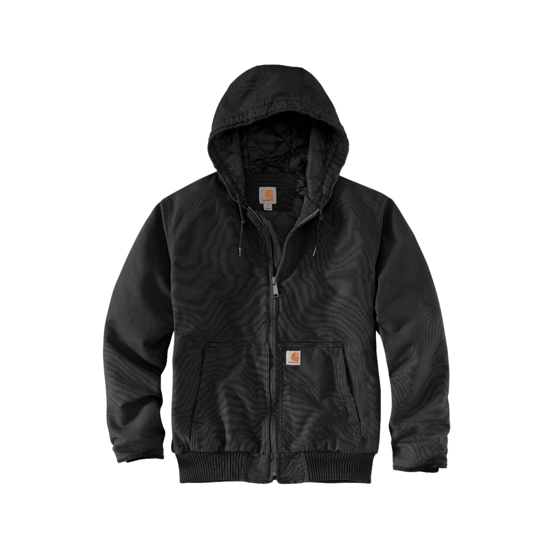 Carhartt Washed Duck Insulated Jacket - Black