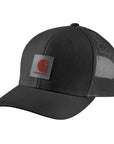 Carhartt Rugged Flex Mesh Back Logo Patch Cap - Black