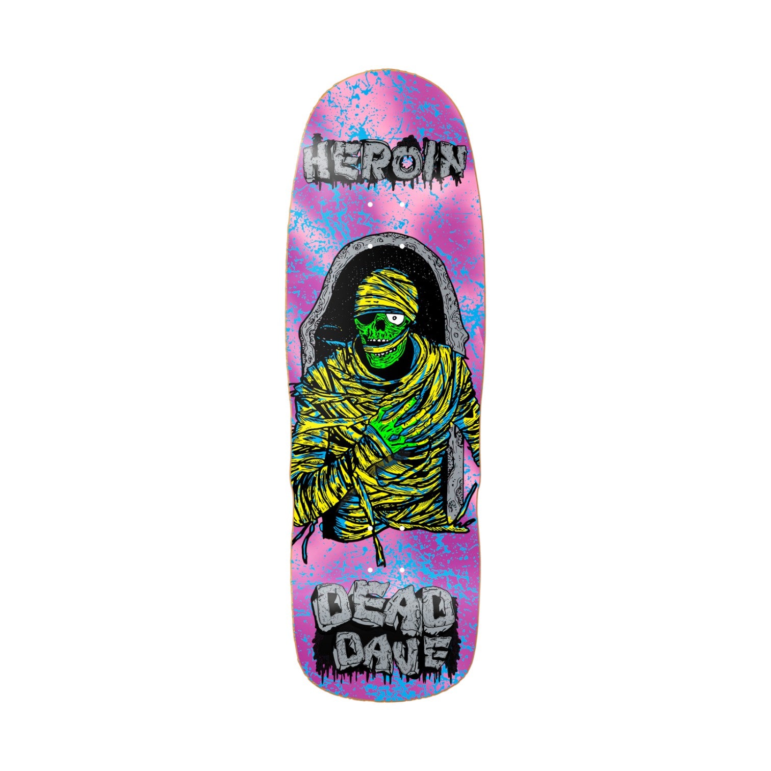 Heroin Dead Dave KO2 Mummy Skateboard Deck
