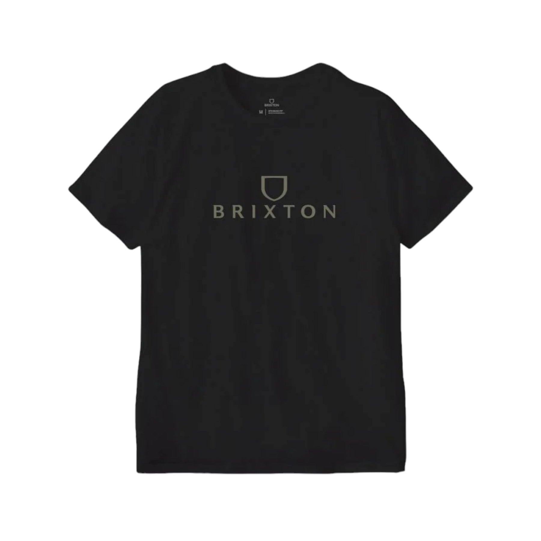 Brixton Alpha Thread S/S T-Shirt - Black/Olive