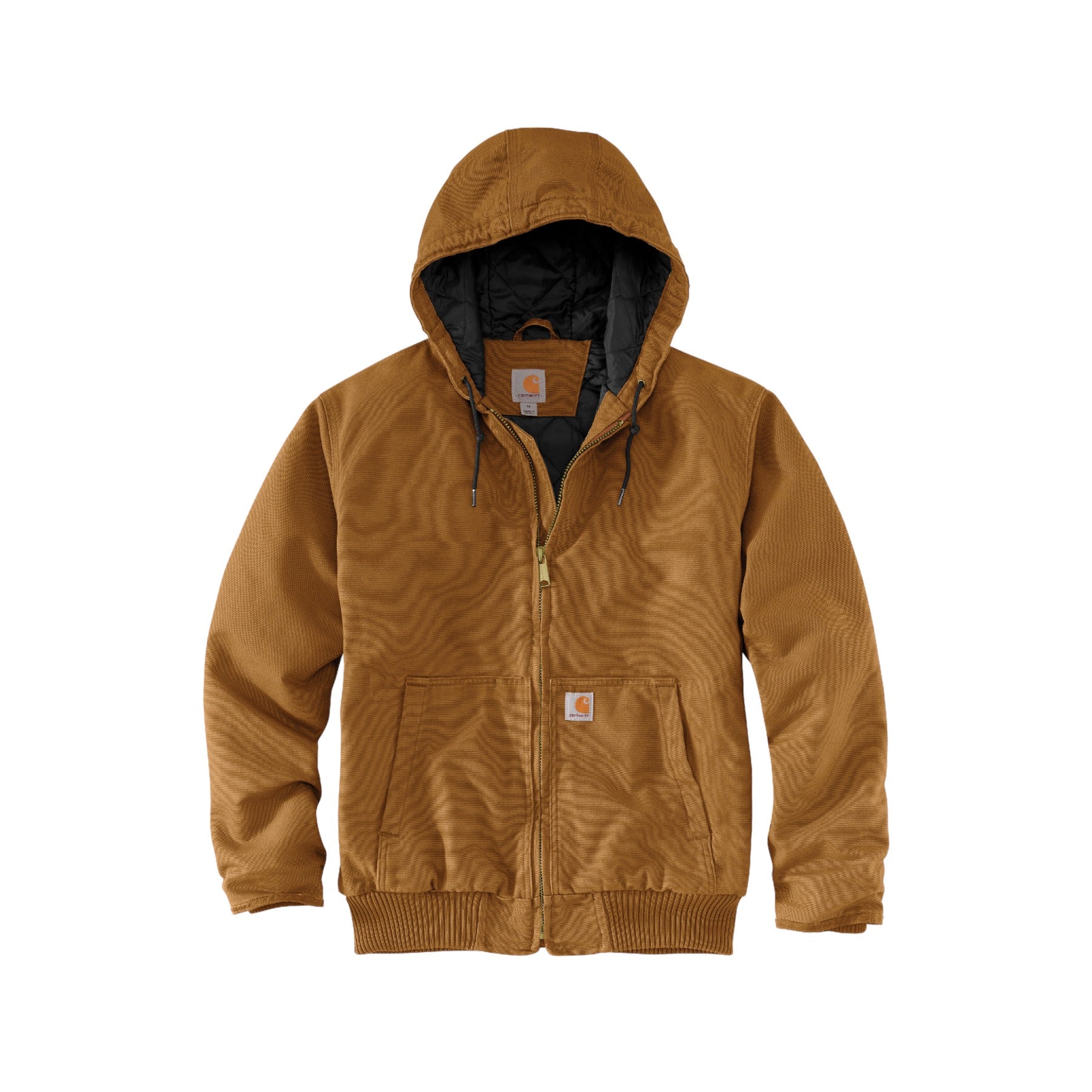 Carhartt Washed Duck Insulated Jacket - Brown