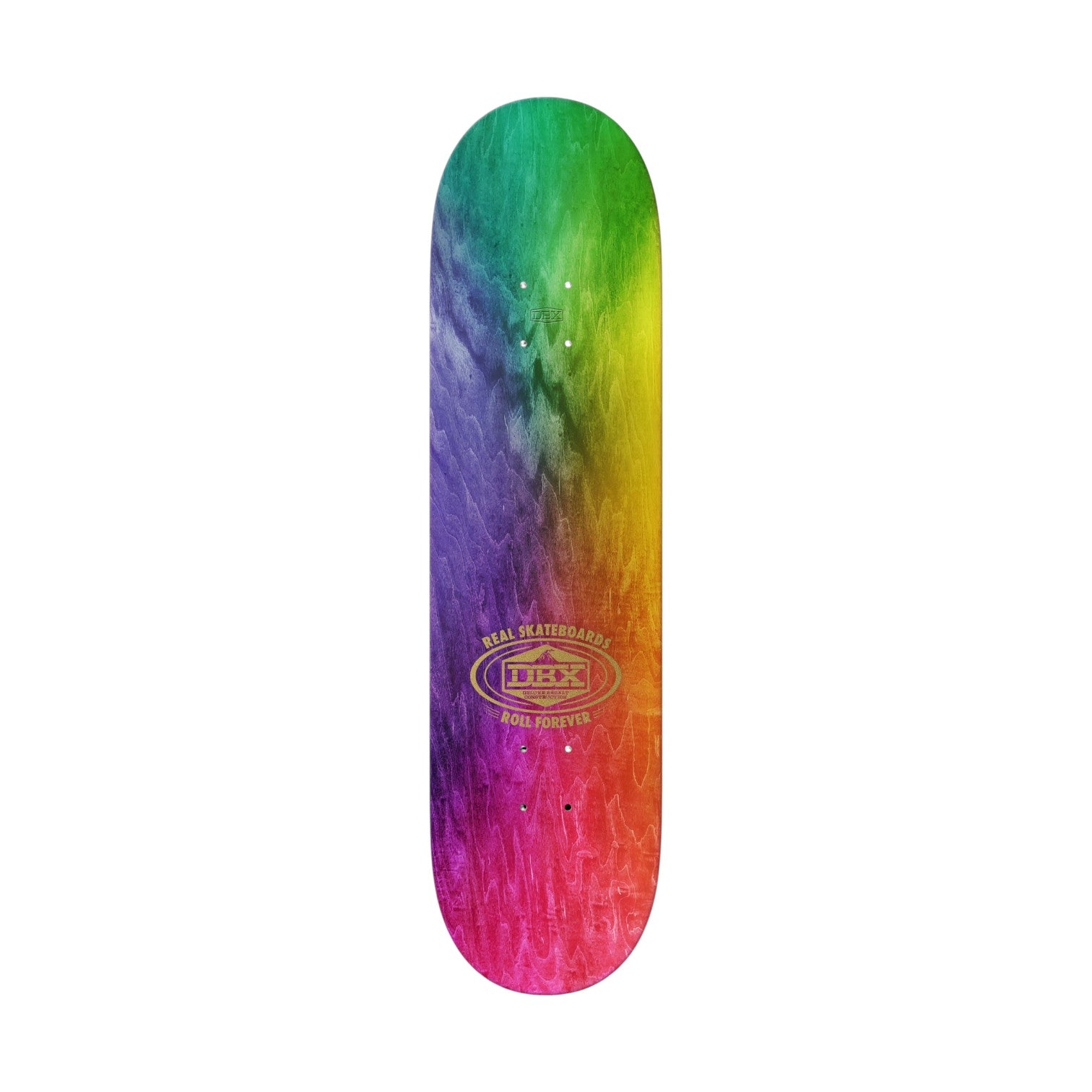 Real Ishod Kitten Scratch Tie Dye Twin Tail DBX Slick Skateboard Deck