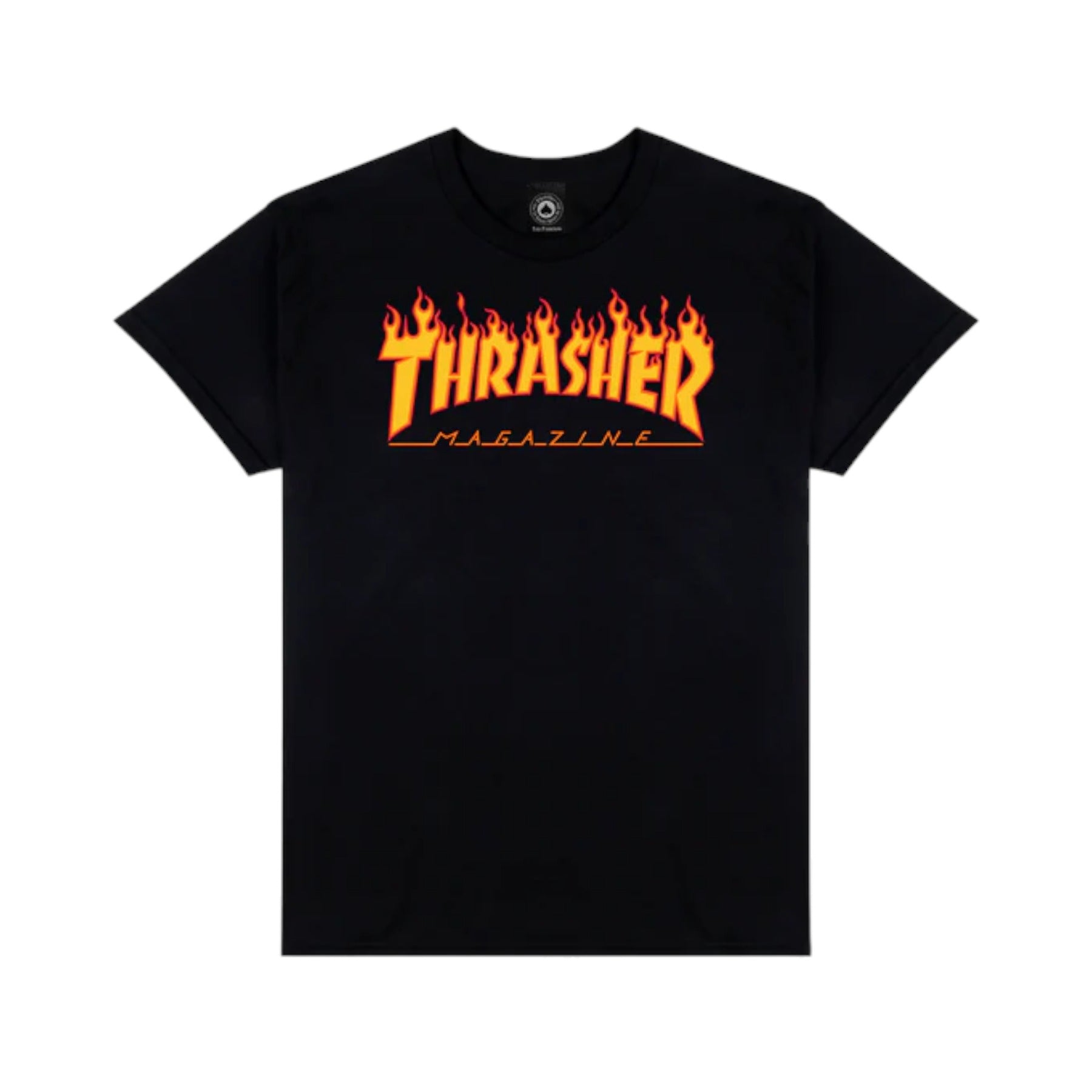 Thrasher Flame Logo S/S Tee - Black