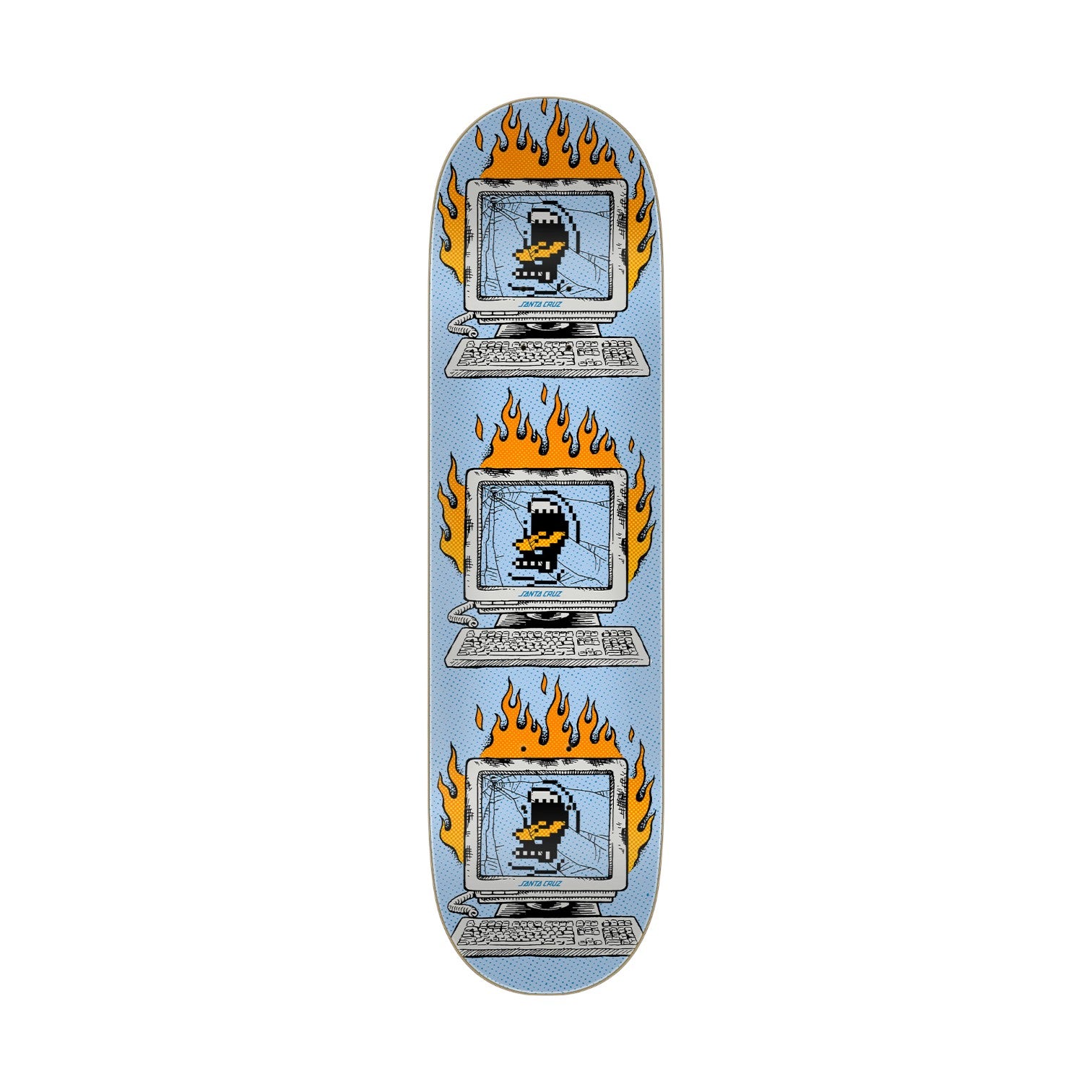 Santa Cruz Self Destruct 7 Ply Birch Skateboard Deck