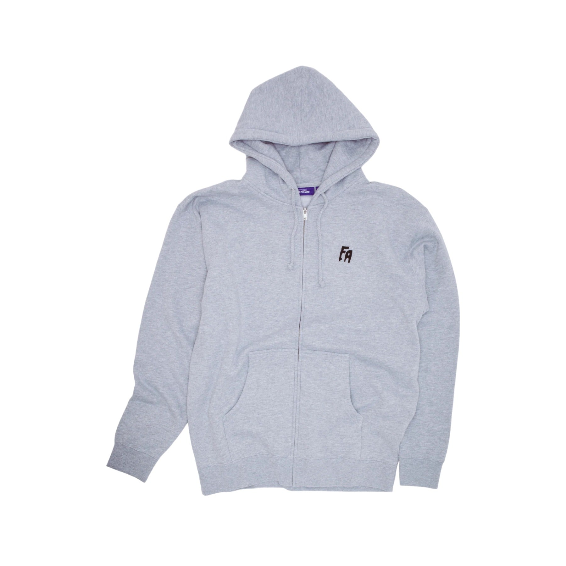 Fucking Awesome SOW Zip Hoodie - Heather Grey