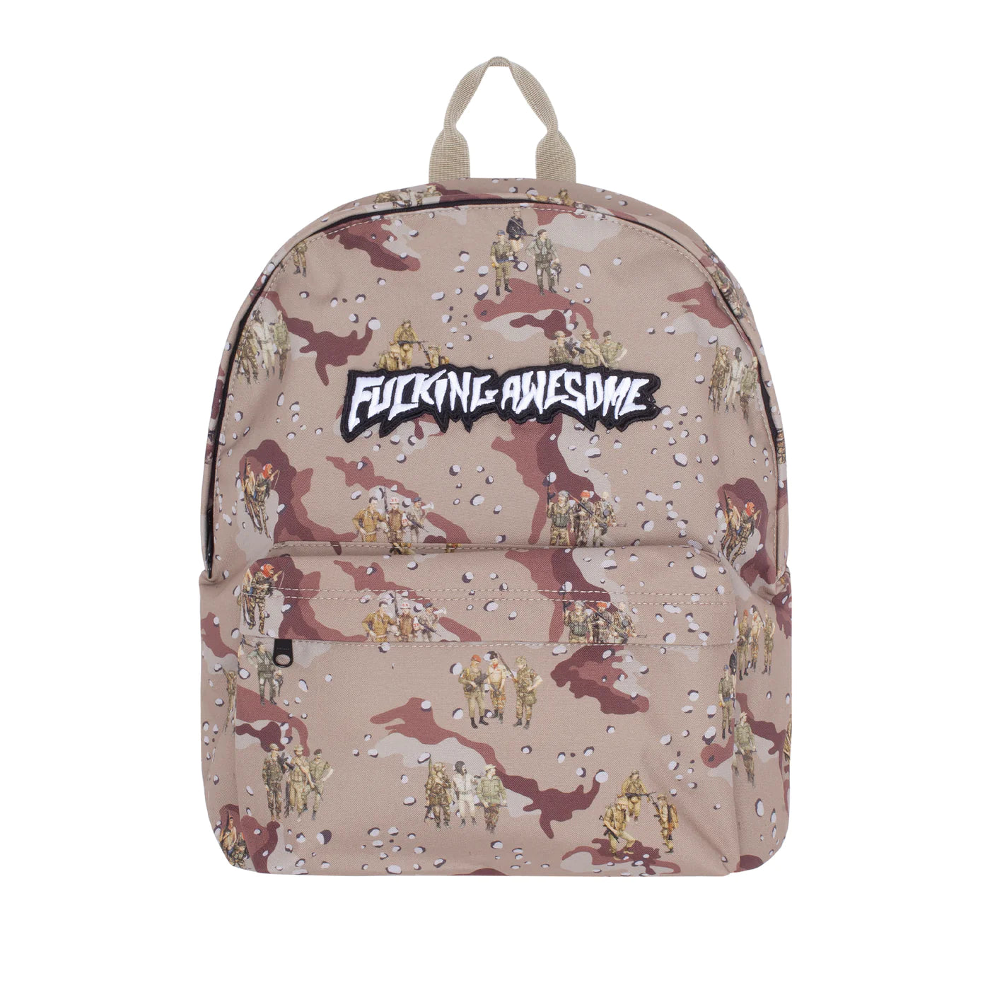 Fucking Awesome Velcro Stamp Backpack - Soldier Camo