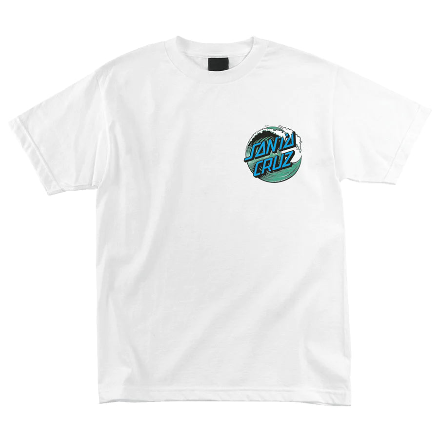 Santa Cruz Wave Dot S/S T-Shirt - White