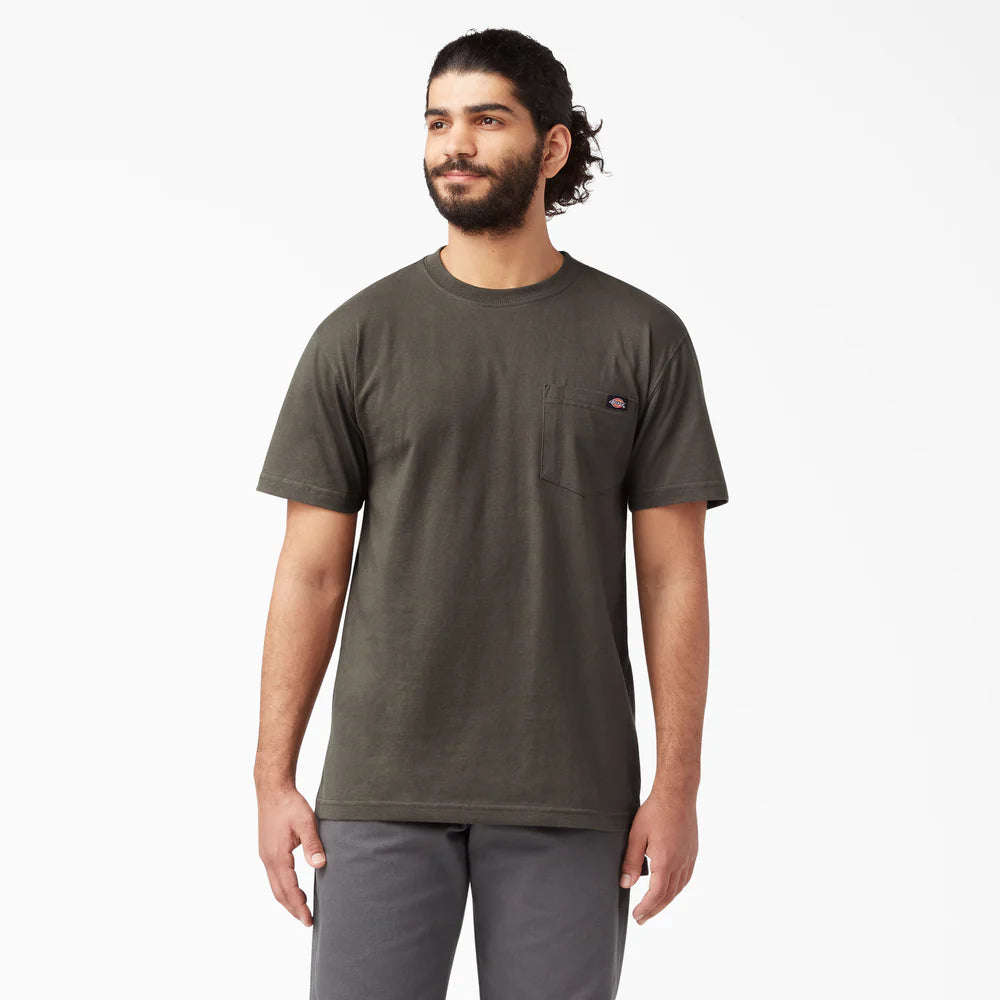Dickies Heavyweight Work Pocket T-Shirt - Black Olive