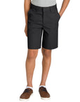 Dickies KR123 Boys Flexwaist Flat Front Shorts - Black - Size 12