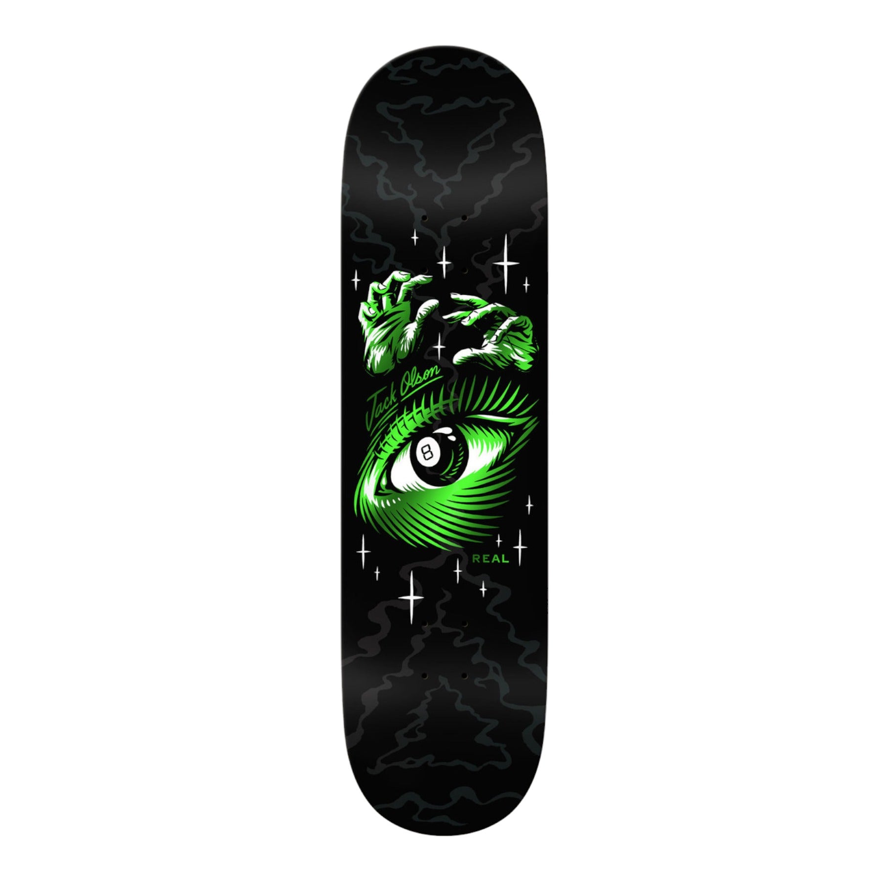 Real Jack Olsen All Seeing TF Skateboard Deck - 8.38&quot;