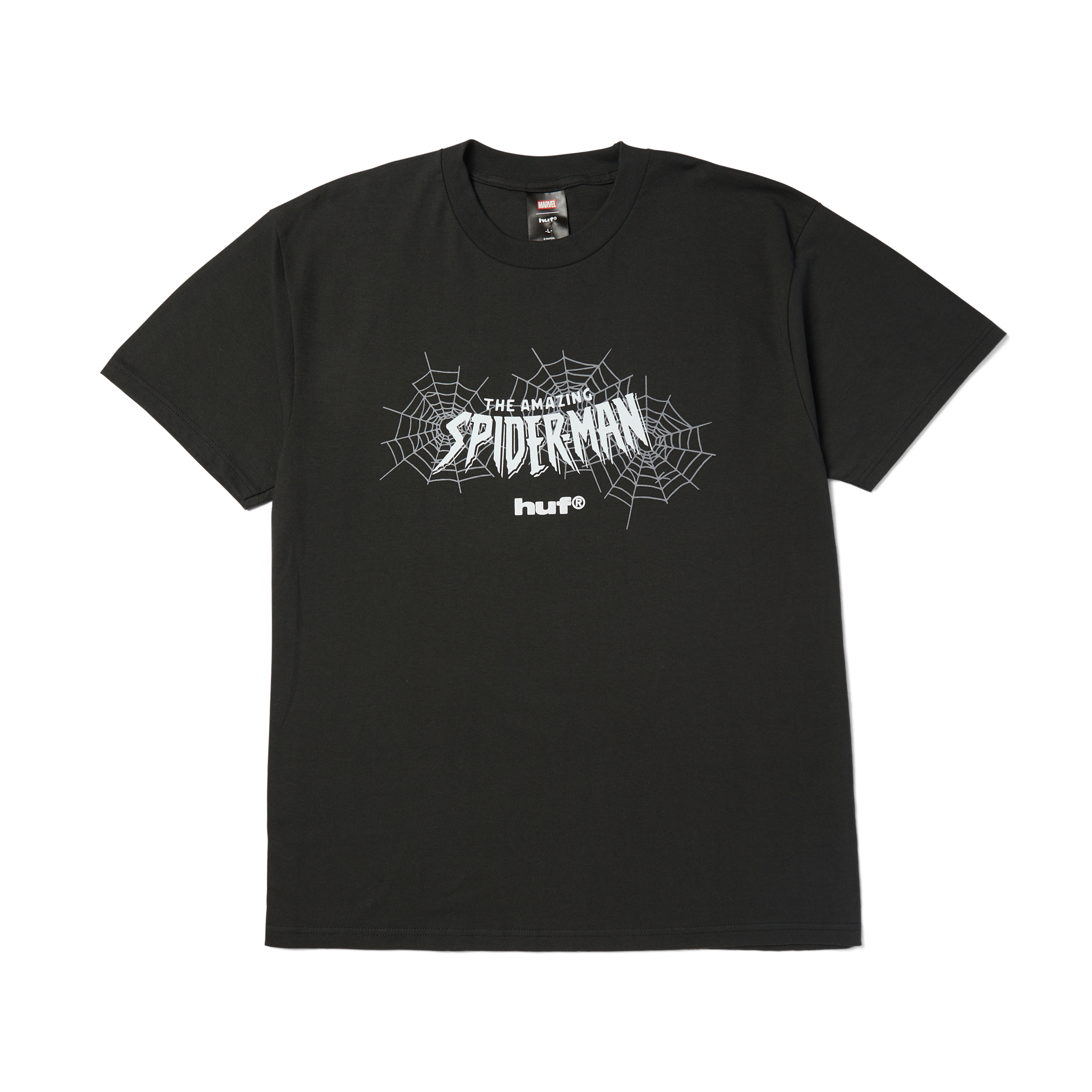 Huf x Spiderman Secret Wars SS Washed Tee - Washed Black