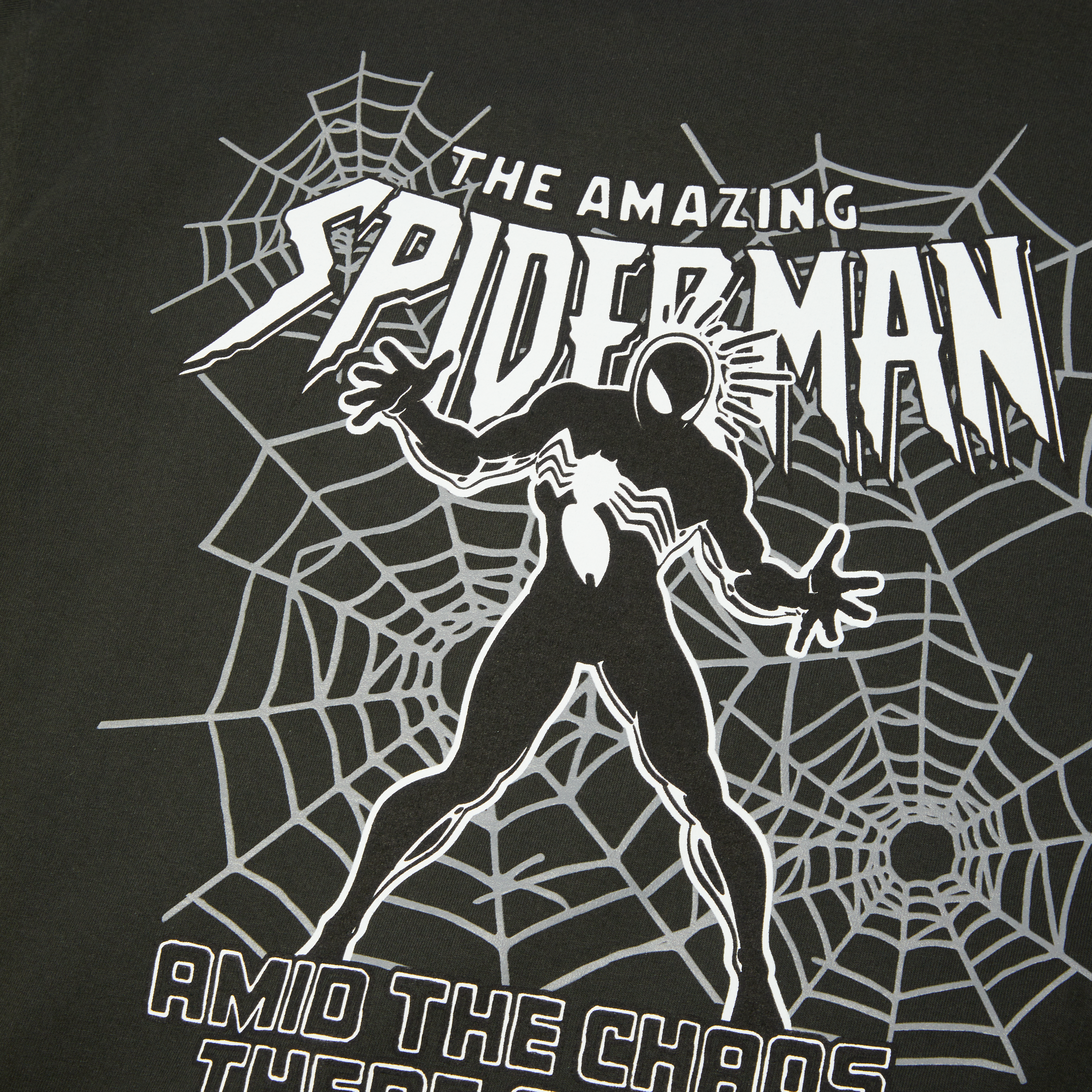 Huf x Spiderman Secret Wars SS Washed Tee - Washed Black