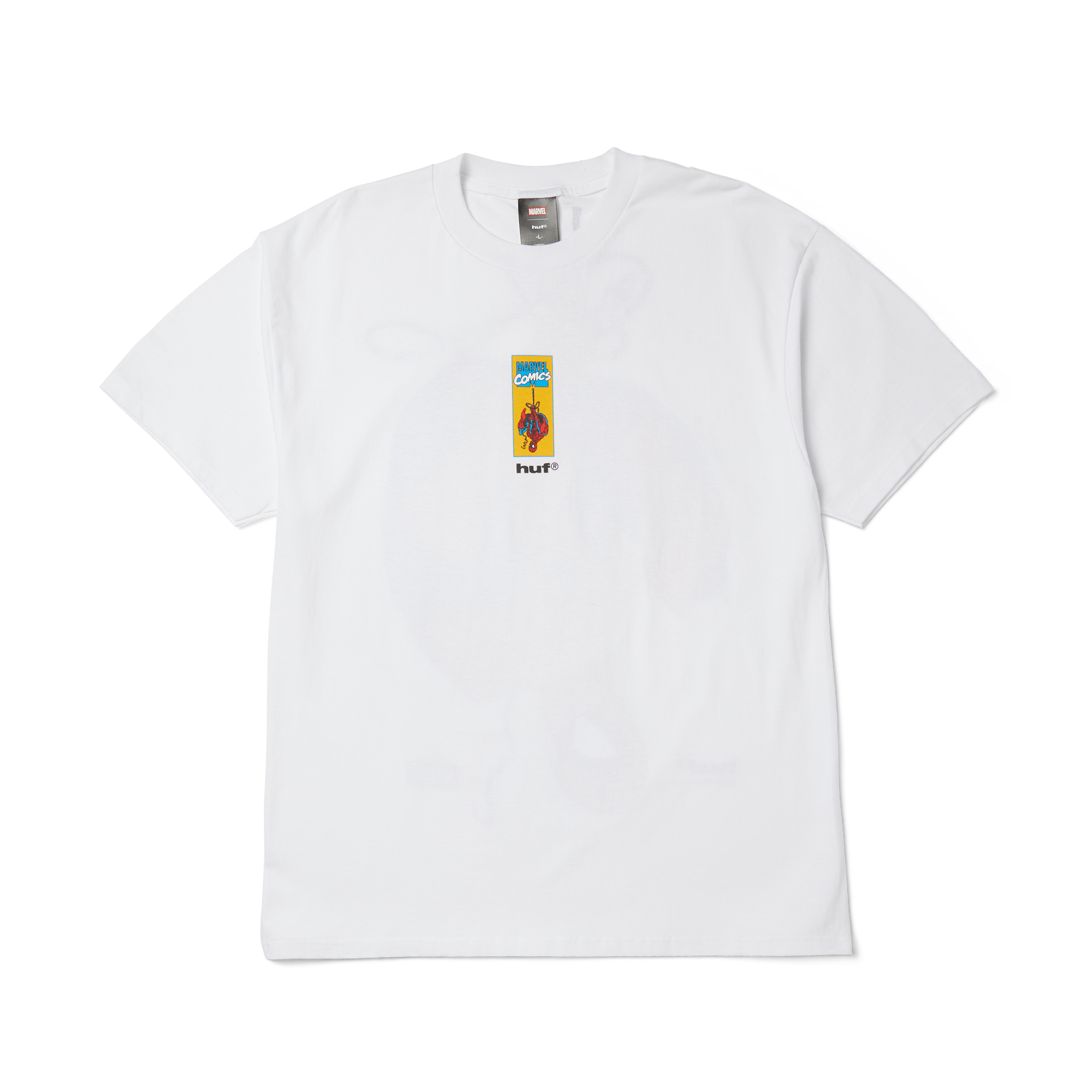 Huf x Spiderman Upside Down SS Tee - White