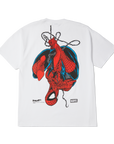 Huf x Spiderman Upside Down SS Tee - White