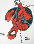 Huf x Spiderman Upside Down SS Tee - White
