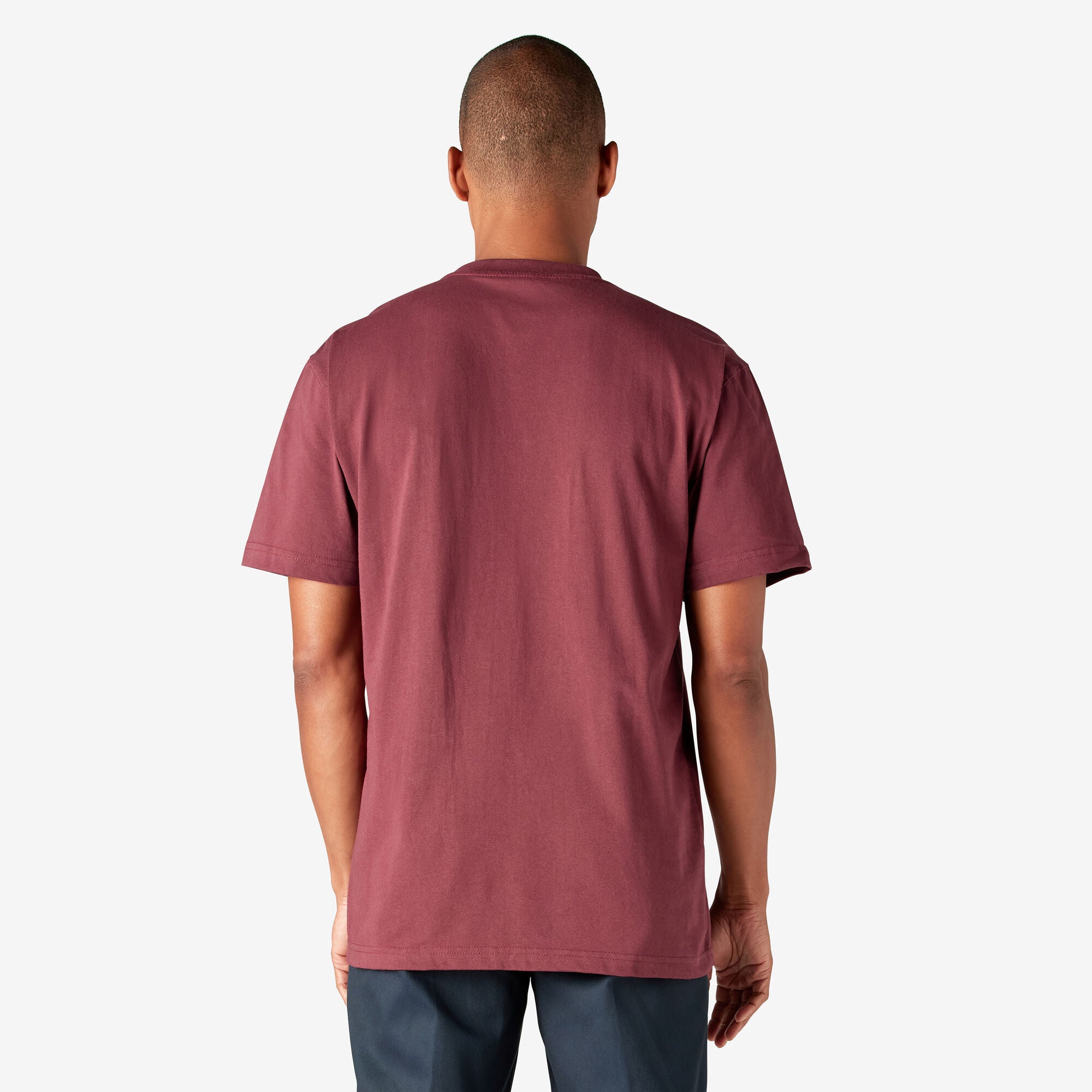 Dickies S/S Pocket T-Shirt - Burgundy
