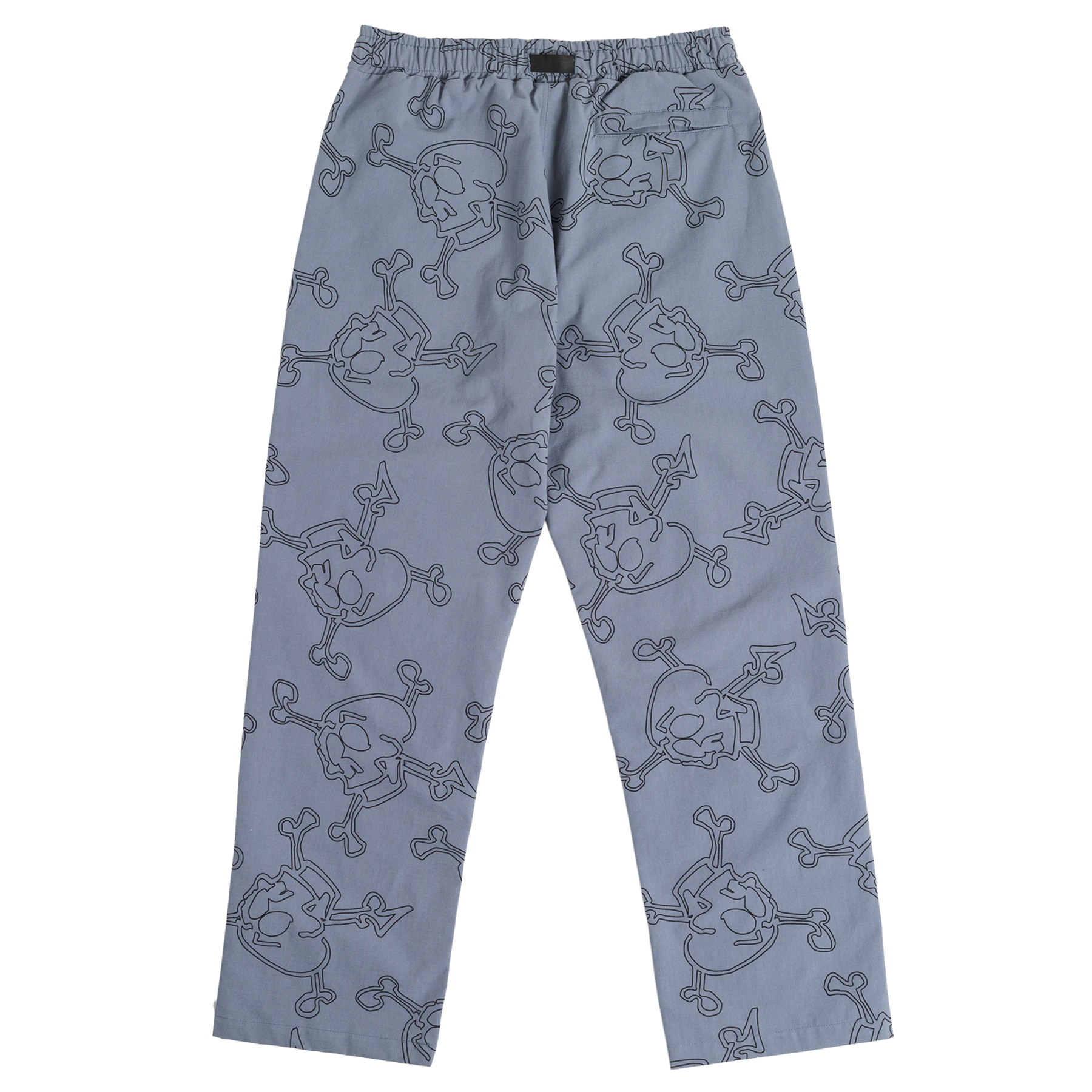 Krooked Style Eyes Ripstop Double Knee Pants - Grey
